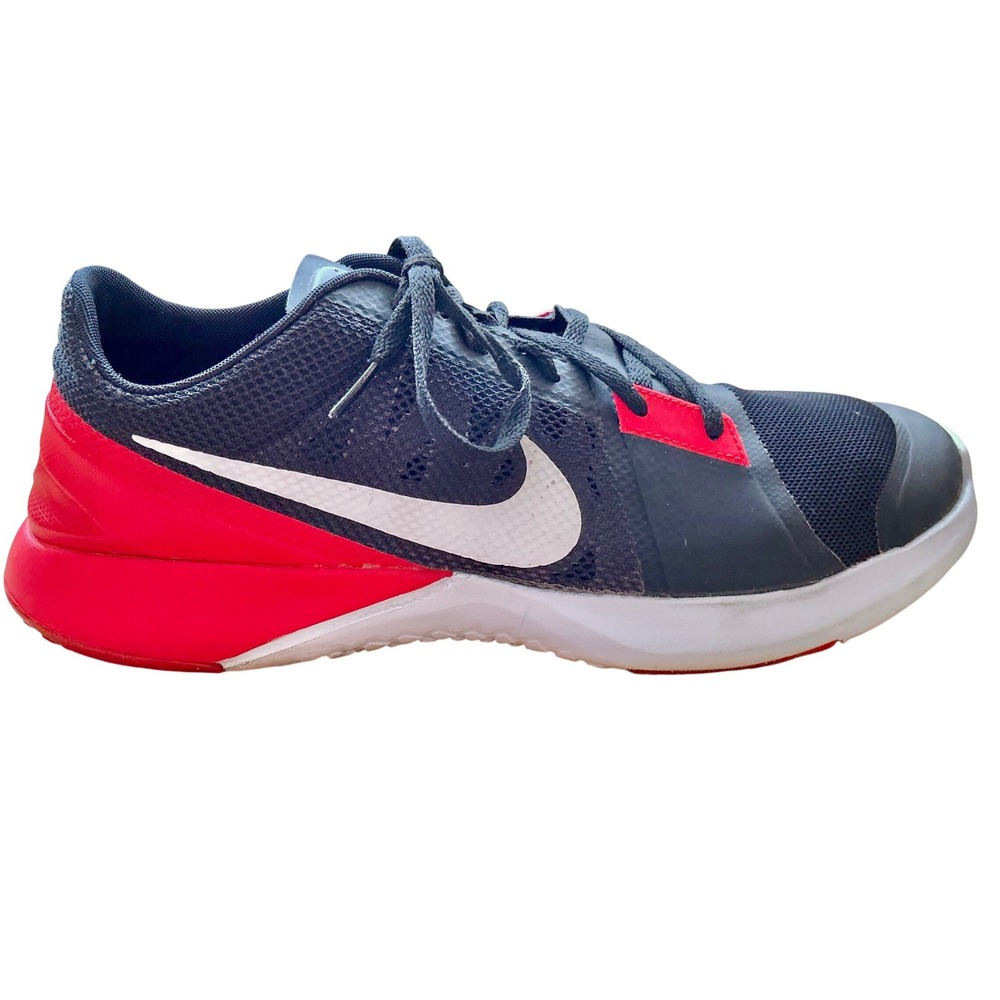 Nike Training Shoes Men's Black Red White Athletic Sneakers Size 11.5 807113-002